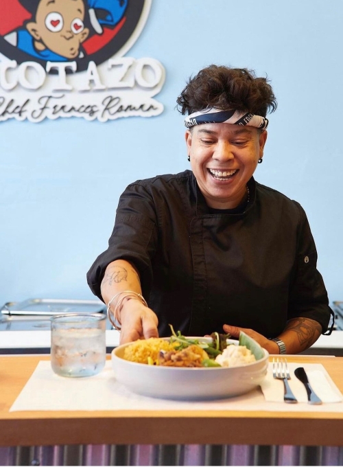 Chef Frances Roman from Cocotazo, a tenant of La Marqueta