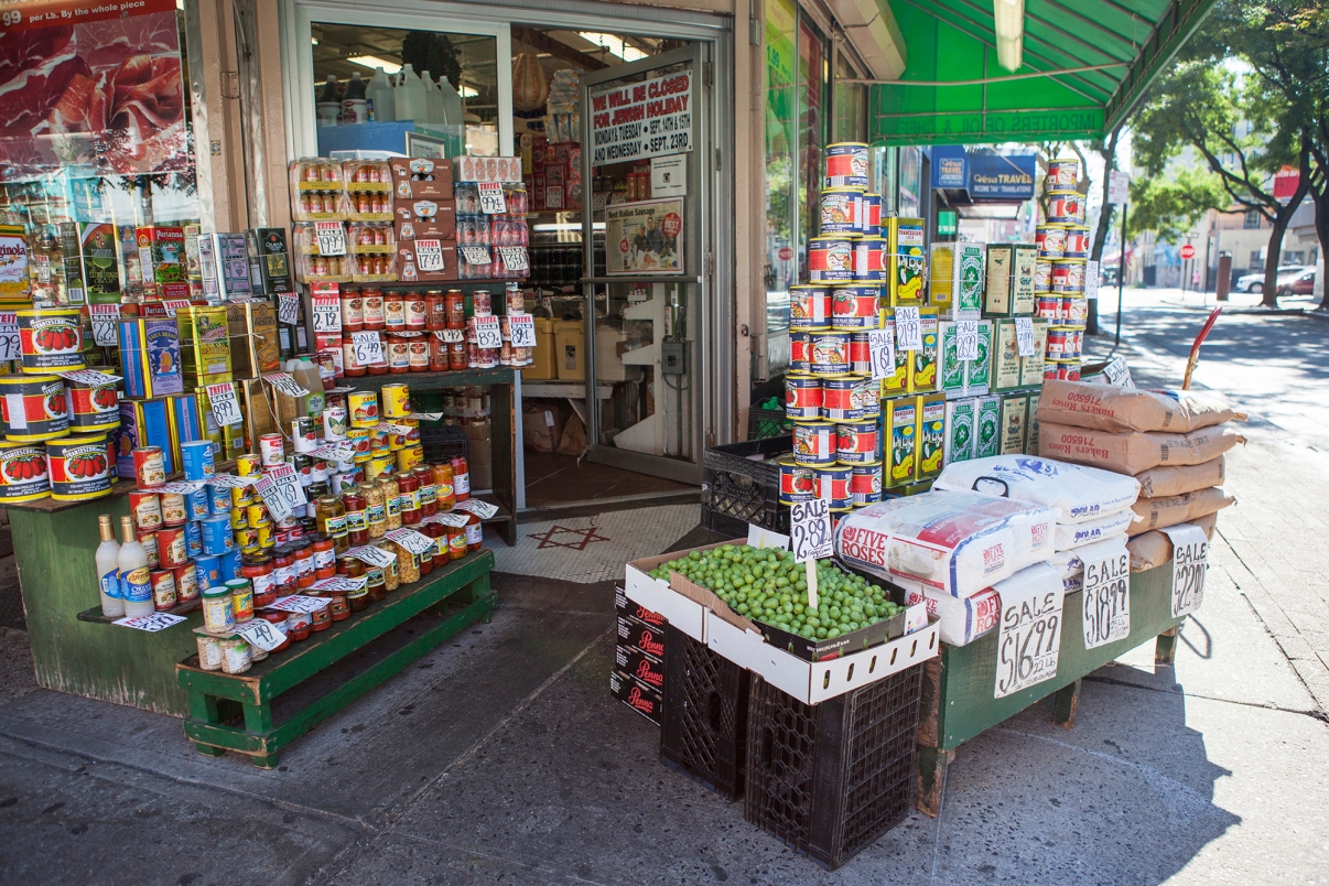 Arthur Avenue storefront. Photo by Joe Buglewicz/NYC&amp;Company.